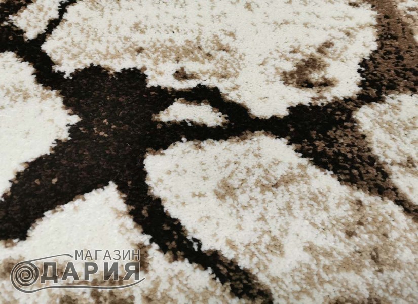 Тъкан килим MAGNOLIA 563 cream/orange елипса
